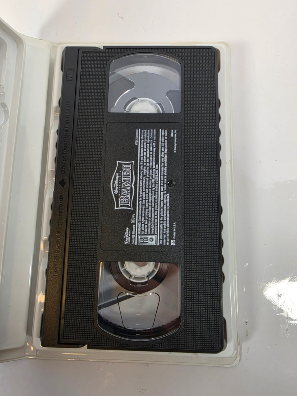 Walt Disney Masterpiece Bambi 55th Anniversary Limited Ed VHS Clam Shell - Picture 2 of 3